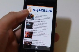 Lumiappaday #186: Al Jazeera News demoed on the Nokia Lumia 800