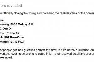 GSM Arena, Blind Test revealed.