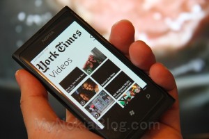 Lumiappaday #217: NY Times demoed on the Nokia Lumia 800