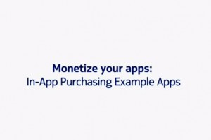 Video: Monetize your apps: In-App Purchasing Example Apps, demoed on Nokia E7