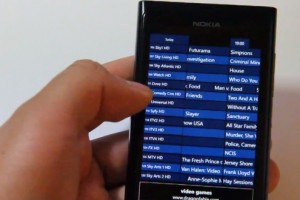 Lumiappaday #210: TV Guide+ demoed on the Nokia Lumia 800