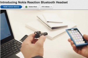 Video: Nokia Reaction, very intuitive NFC Bluetooth Headset announced – demoed with Nokia N9 #earDetection