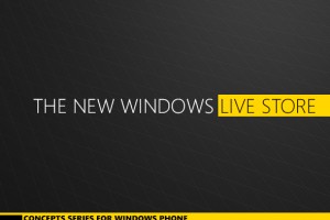 Concept: Windows Live Store (Marketplace, Zune, XBOX etc. all-in-one)