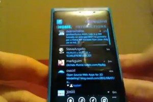 Lumiappaday #213 : Twabbit demoed on the Nokia Lumia 800 (twitter client)