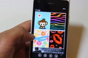 Lumiappaday #235: Backgrounds demoed on the Nokia Lumia 900