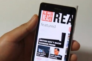 Lumiappaday #236: The Daily Beast demoed on the Nokia Lumia 900