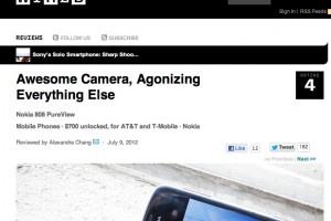 Wired on the Nokia 808 PureView: Best images of any smartphone but still no fan of Symbian…