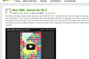 Video: New QML demos for Qt 5