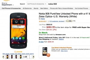Nokia 808 PureView Stock – Where to buy (USA)