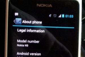 Nokia N9 with Jelly Bean (Android 4.1.1)