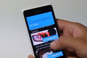 Lumiappaday #252: Nokia Conversations demoed on the Nokia Lumia 900