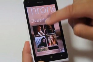 Lumiappaday #254: Game Of Thrones DB demoed on the Nokia Lumia 900