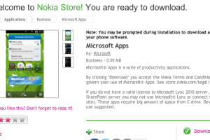 SymbianApps: Microsoft Apps 2.0 suite at Nokia Store