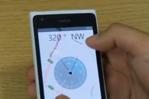 Lumiappaday #269: Compass demoed on the Nokia Lumia 900