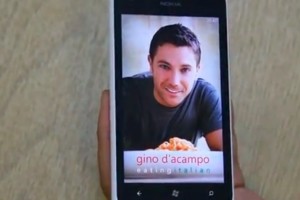 Lumiappaday #276: Eating Italian (with Gino D’acampo) demoed on the Nokia Lumia 900