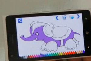 Lumiappaday #288: Coloring Book demoed on the Nokia Lumia 900 (KidsApp)