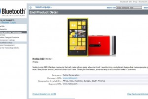 Nokia Lumia 920 and 820 pass BT4.0 certification.