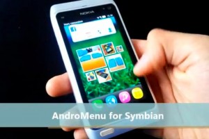 SymbianApps: AndroMenu for Symbian on Nokia N8