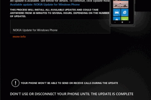 Update Available for Lumia 900