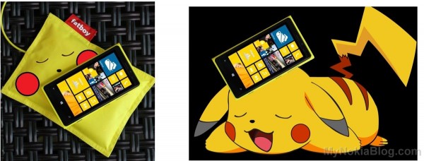 electric pikachu yellow nokia lumia 920 wireless charging(1)