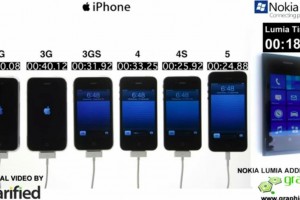 Video: Boot time comparison: All generations of iPhone vs Nokia Lumia 800 (v 2.0)
