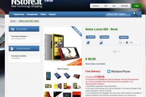 Nokia Lumia 920 pre-order in Italy, 99EUR deposit