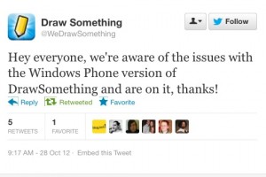 Draw Something pulled from Marketplace