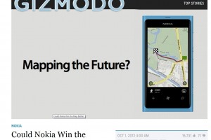 Gizmodo: Could Nokia Win the Map Battle?