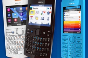 New Nokia Asha 205 and 206 phones announced with “slam” sharing. Facebook button for 205.