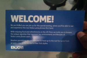 Lumia 920 and 820 Launch Party: New York