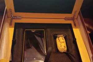 Limited Edition Nokia Lumia 920 packaging for Dubai blogger