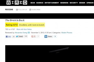 Wired’s Nokia Lumia 920 Review