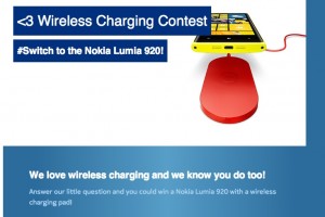 Win a Nokia Lumia 920 and Wireless charger