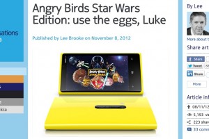 Angry Birds Star Wars and Space coming to Lumia 710, 800 & 900