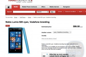 Cyan Nokia Lumia 920 heading to Europe?