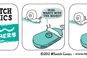 Nokia #Switch Content: Slow learners – Nokia Lumias charge wirelessly #SwitchComics