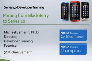Series 40 Webinar: Porting BlackBerry apps to the Series 40 platform