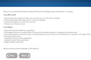 WP7.8 feature list mentioned in Nokia Customer Care feedback survey