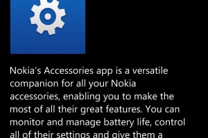 Nokia “Accessories” Update Available for WP8 Devices