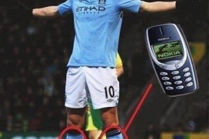 Weekend LOL: Dzeko’s Shin Guards #Nokia