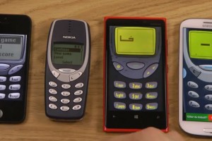 Video: Battle of the Snakes (iPhone 5 vs 3310 vs  Lumia 920 vs SGS III)