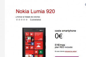 Vodafone Spain launches Nokia Lumia 920