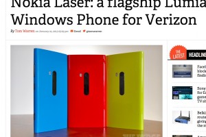 Nokia Laser, Flagship Lumia WP8 coming to Verizon?
