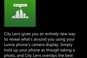 Nokia City Lens for WP8 Updated; Brings SightLine Vision & Freeze View