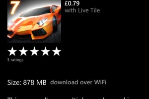 Lumiapps: Asphalt 7 Finally pushed for WP(8?) Available in store for 0.99USD/0.79GBP