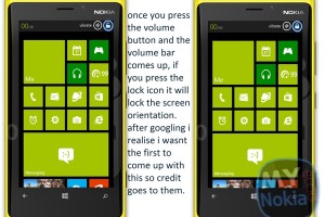 WP8 UI concepts, File Manager, Notification Centre, Orientation Lock, Volume mixer