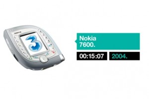 Video: A decade of 3G phones from Three – How many Nokias can you see?