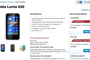 O2 brings back popular Nokia Lumia 620 at Â£129.99 Easter Sale