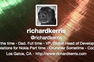 Richard Kerris to set up own consulting firm, leaving but will continue as consultant for Nokia