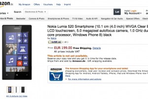 Nokia Lumia 520 and 720 available for pre-order in Amazon Germany and Amazon Italy